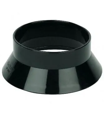 FLOPLAST 110mm Soil Pipe Weather Collar - Black - NEXT DAY AVAILABLE • £10.99