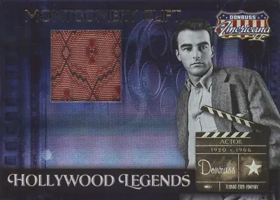 Montgomery Clift- Trading Card With Worn Fabric • $58