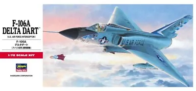 Hasegawa 341 Convair F-106A Delta Dart 1/72 Scale Plastic Model Kit • $22.75