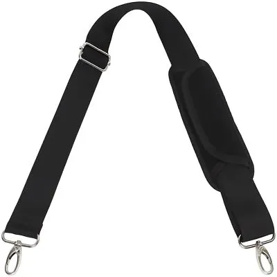 Replacement Laptop Bag Shoulder Strap Detachable Pad Camera Messenger Black • £5.69