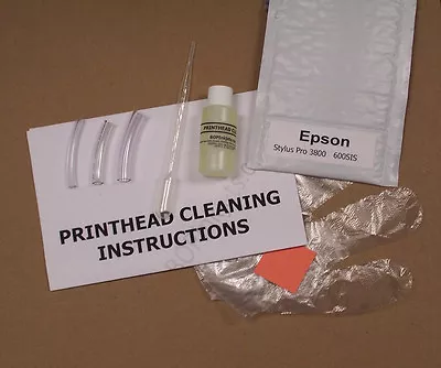 Epson Stylus Pro 3800 Printhead Cleaning Kit (Everything Included) 600SIS • $5.69