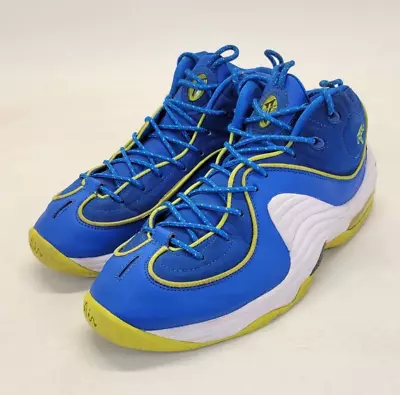 Nike Penny 2 II LE 2012 Sprite Blue Lime Green Size 11.5 Mens Shoes 535600-431 • $60