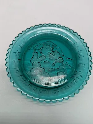 Nursery Rhyme Jack And Jill VTG Fenton Kaleidoscope Glass Cup Plate • $12