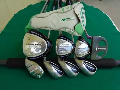 $289 • Buy Ladies Strata Cleveland Irons Driver Wood Hybrids Complete Golf Club Set Womens