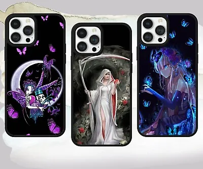Anime Gothic Girl Witch Moon Magic Phone Case Cover For Iphone Samsung Huawei • £7.99