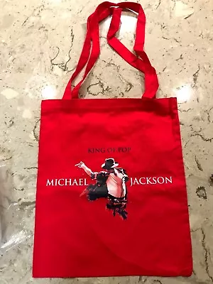 MICHAEL JACKSON - KING OF POP TOTE BAG 100% Cotton - 14  X 16  Brand New • $18.50