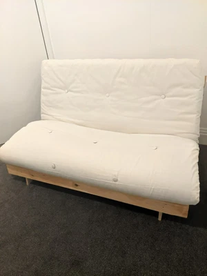 £50 • Buy Argos Home Tosa 2 Seater Futon Sofa Bed - Natural