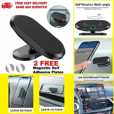 Car Mobile Phone Holder Magnetic Mount For IPhone Samsung Rotating 360 Dash UK • £4.89