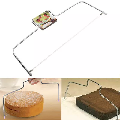 UK Cake Slicer Decor Tool Cutter Adjustable Wire Leveller Decorating Bread Wire • £4.99