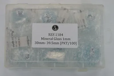 100x Mineral Watch Glasses Crystals 30mm - 39mm Flat Glass Replacement Repairs • $57.34