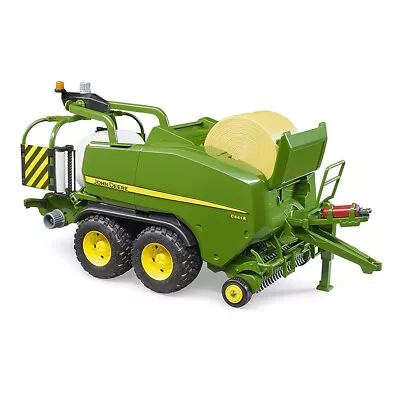 Bruder 1:16 John Deere Chamber Wrapping Baler W/Ochre/Blade Kids Toy Truck 4y+ • $124.95