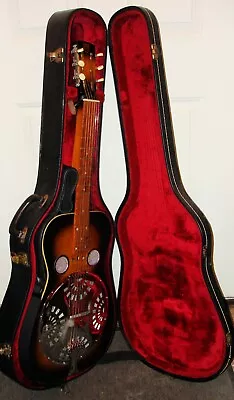 1985 Dobro Mdl 60D Square Neck Resonator Guitar W/ Original Hardcase  VERY NICE • $1250