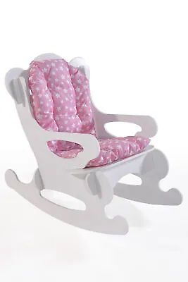 £104.68 • Buy Rocking Chair With Cushion-Nursery Rocker Chair-Rustik Chair For Kids
