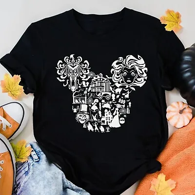 $20.99 • Buy Mickey Head Foolish Mortal Haunted Mansion Halloween T-shirt Sweatshirt Hoodie