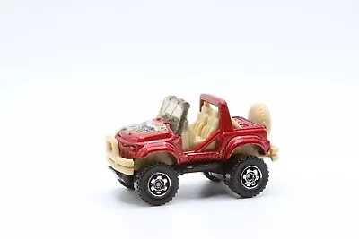 Matchbox 2012 MBX DESERT Red/Tan 4x4 Cliff Hanger JEEP WRANGLER CJ 49/120 • $7