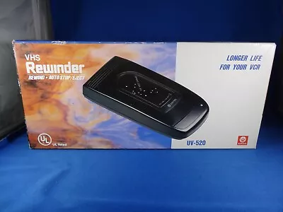 Kinyo UV-520 VHS Rewinder Video Cassette Tape Rewinder  NEW IN BOX   PLEASE READ • $49.95