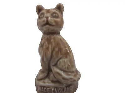 Wade Whimsies Brown Cat Pet Shop Friends Series Made In England 1.5 • $10.99