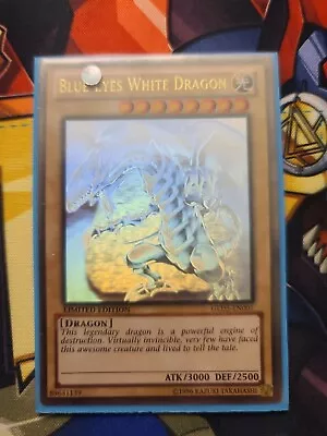 Yugioh Blue-Eyes White Dragon (GLD5-EN001) Limited Ed. Ghost Gold Rare • £56