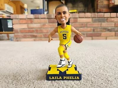 Laila Phelia Michigan Wolverines Women's Basketball FOCO Bobblehead • $104.99