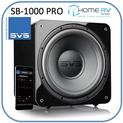 SVS SB-1000 Pro 12  Subwoofer Home Cinema Hifi 325 Watts- Black Gloss • £719