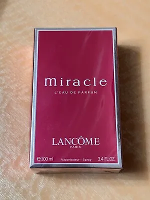 Miracle Perfume By Lancome 3.4 Oz. L'eau De Parfum Spray For Women. New In Box • $34.99