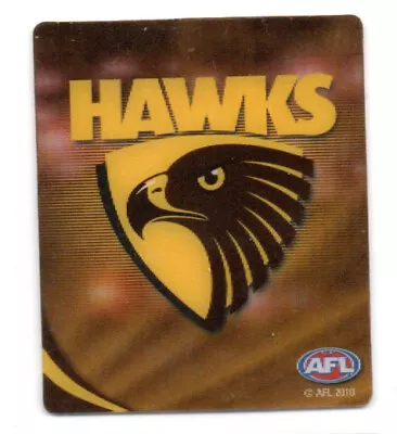 2010 Afl Ultra 3d Footy Plays Snackbrands - #39 Team Logo Emblem (hawthorn) • $7.50