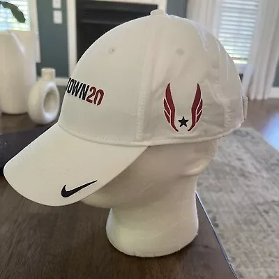 Nike Tracktown 20 USA Olympic Team White Adjustable Legacy 91 Dri-Fit Hat Cherry • $15