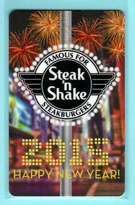 STEAK 'N SHAKE Happy New Year  2015  2014 Gift Card ( $0 )  • $2.50