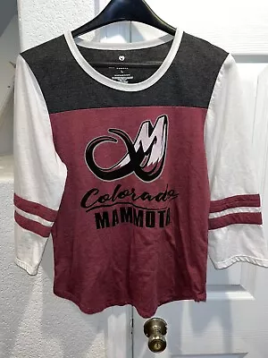 Coliseum Womans Colorado Mammoth Lacrosse Shirt Size Large • $18.88