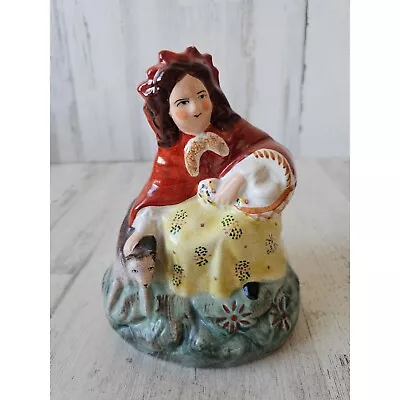 England Red Riding Hood Bad Wolf Statue Figurine Vintage • $26.77