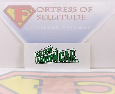 Repro Mego 8  Scale Figure Vehicle Parts- Green Arrow Car UNCUT Stickeremblem • $9.99