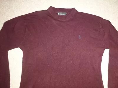 Polo Ralph Lauren 100% Cashmere Pullover Jumper Sweater Mens Medium • £28