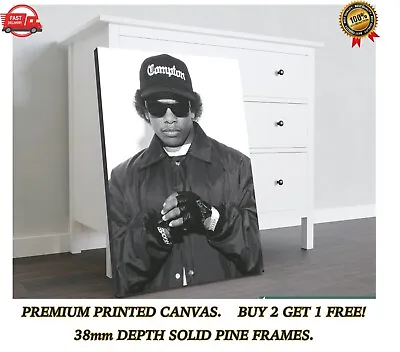  Eazy E NWA Rap Legend Music Large CANVAS Art Print Gift A0 A1 A2 A3 A4 • £63