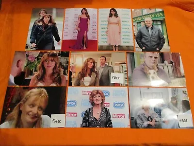 Samia Ghadie Rula Lenska Simon Gregson 6x4 Photograph Set. Tv Coronation Street • £6