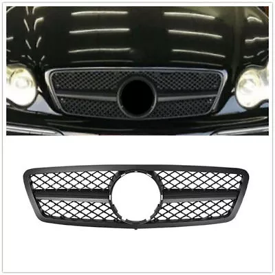 Car Front Grill Grille Black For Mercedes Benz C Class C63 C230 C240 W203 00-06 • $73.25