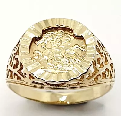 9ct Gold St George Ring. • £95