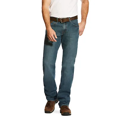 Ariat® Men's Rebar M4 Low Rise DuraStretch Boot Cut Jeans 10016221 • $57.95