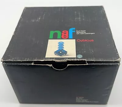 Kurt Naef Peer Clahsen Cubicus Design 9609 In Original Box ~1968 ~ Brain Teezer! • $185