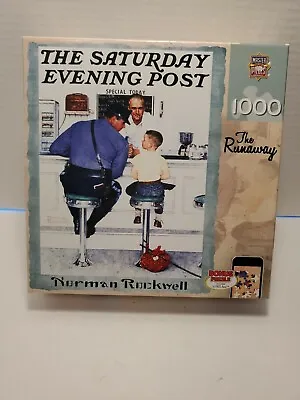 Saturday Evening Post 1000 Pcs Puzzle The Runaway Norman Rockwell - BB12 • $19.99