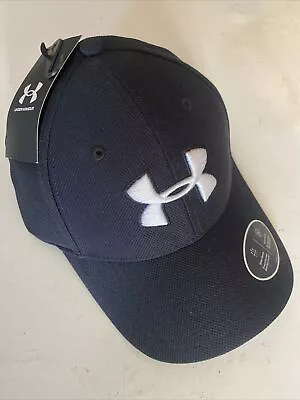Under Armour Mens UA Blitzing 3.0 Hat Black/White Size:M/L  (NWTs) • £11.90