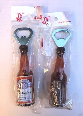 Budweiser Beer Bottle-Shaped Hand Opener Fridge Magnet Plastic Metal NIP  • $9.95
