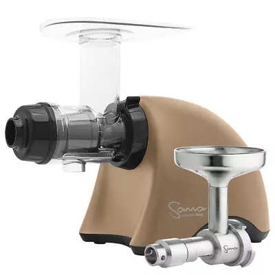 Omega Sana 707 Horizontal Slow Juicer In Satin Bronze With Oil Extractor • £639