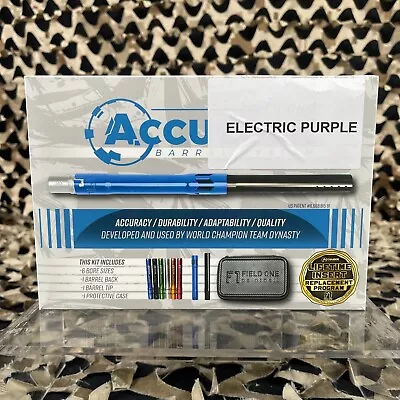 $189.95 • Buy Field One Acculock 8 Piece Barrel Kit W/ Colored Inserts - AC- Electric Purple