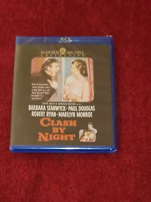 Clash By Night (Blu-ray 1952) Barbara Stanwyck Marilyn Monroe B&W NEW • $14.47