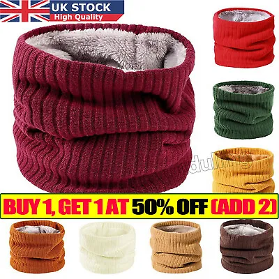 £6.29 • Buy Snood Neck Warmer Scarf Men Winter Thick Fleece Thermal Windproof  Balaclava NEW