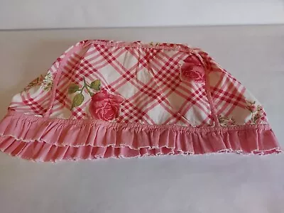 Vintage Hand Made Toaster Cover 50s 60s Pink Rose Roses Floral MCM Flowers  • $12.99