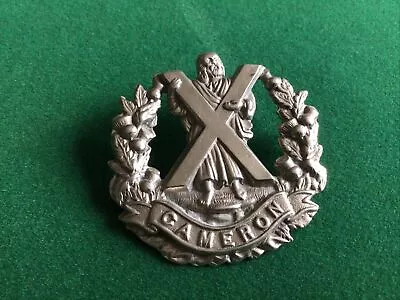 Cameron Highlanders Cap Badge • £6