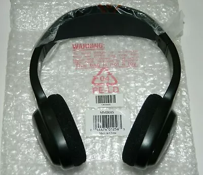 $34.95 • Buy NEW Audiovox MMIRHS Movies 2 Go Wireless IR Infrared Stereo Headphones 