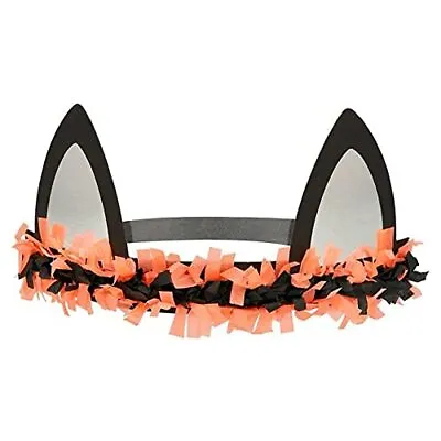 Halloween Cat Ear Headbands (set Of 8) - Party Accessories • £4.99