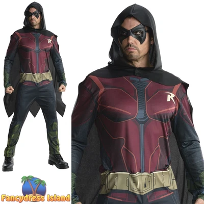 £26.79 • Buy Rubies Officially Licensed DC Robin Batman Arkham Mens Fancy Dress Costume New